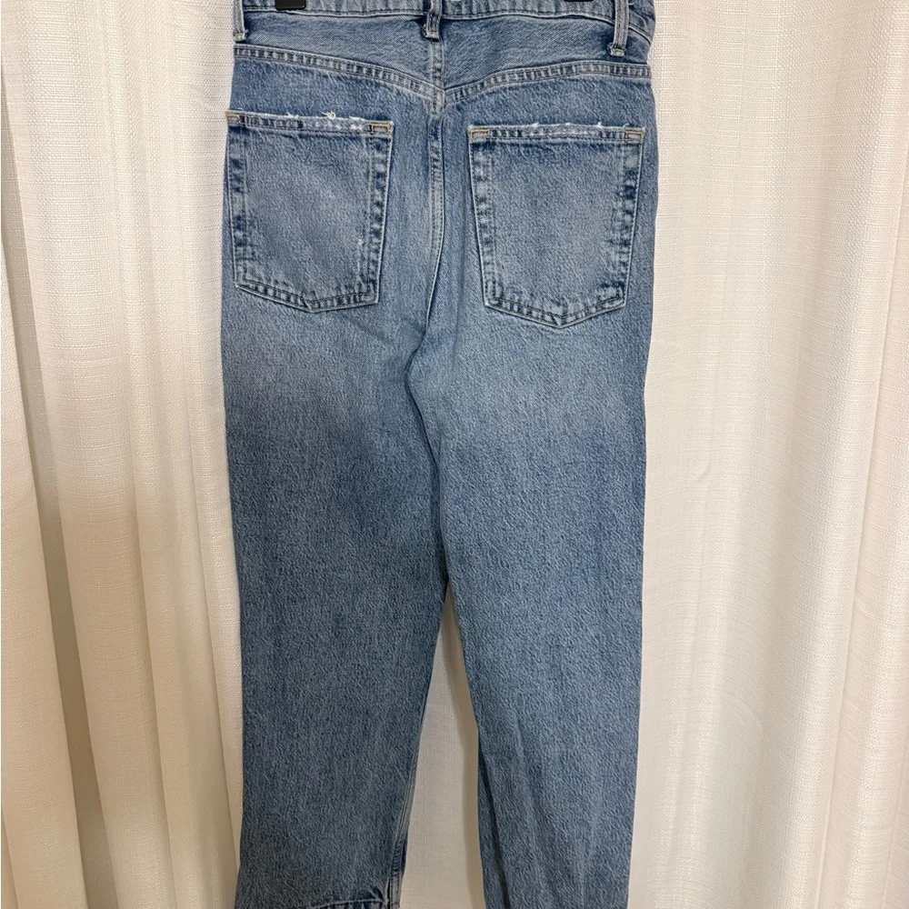 Free People Blue Distressed Jeans - Picture 4 of 4